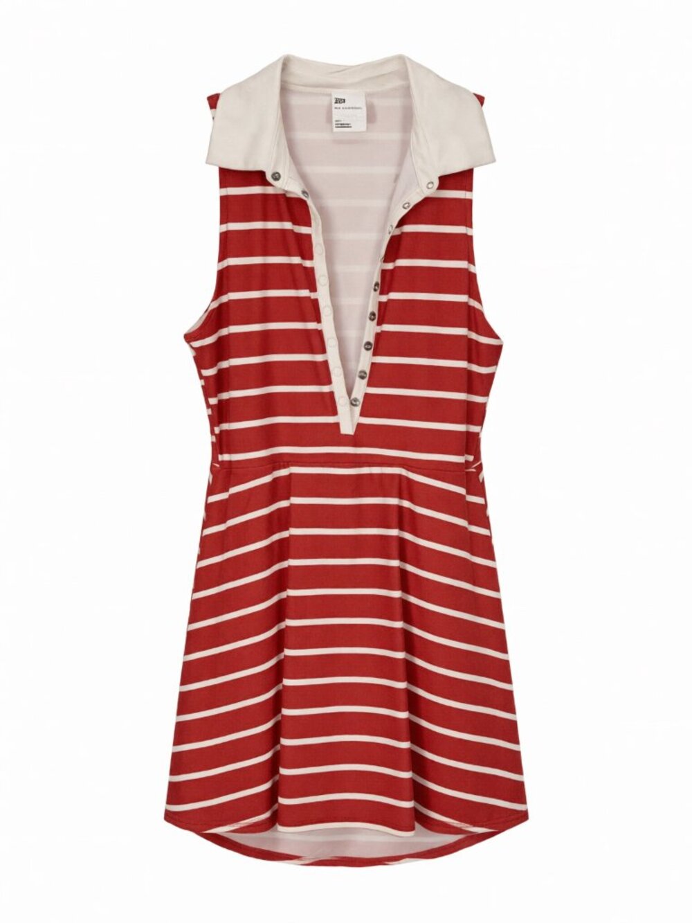 All in Motion Red White Women's Striped Sleeveless Dress XS Red